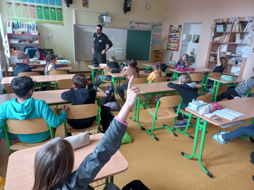 Beseda v rámci kurzu Dopravní výchovy