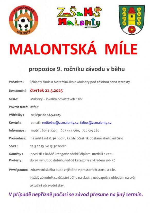 MALONTSKÁ  MÍLE
