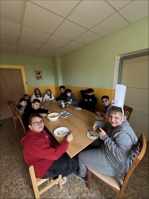 6. třída v kuchyňce